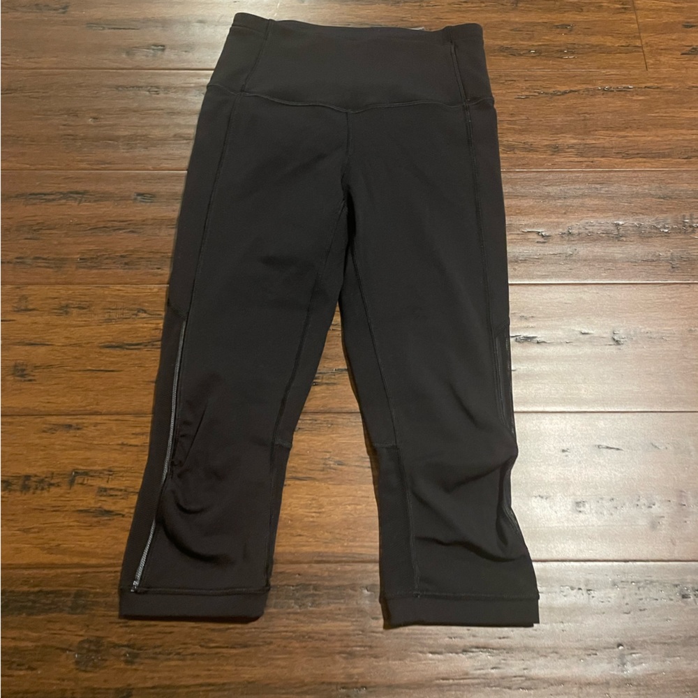 Lululemon Cropped Mesh Leggings | 0